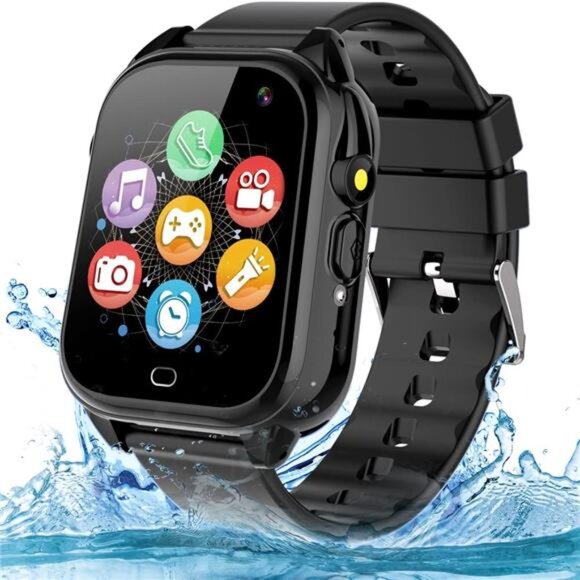 OVV Kids Waterproof Smart Watch Boys Girls Age 3-12 with 26 Game 1.44'' HD - Picture 1 of 8
